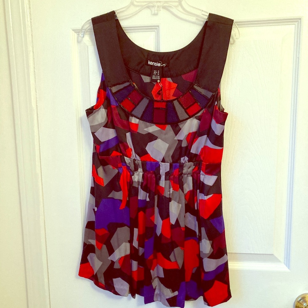 Kensie silk top
